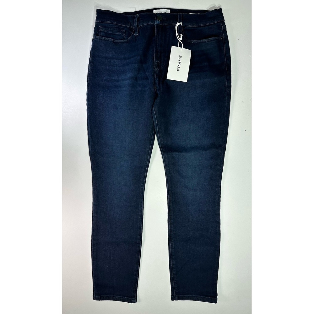 Frame Le‎ Skinny De Jeanne Crop Mid Rise Skinny Fit Jeans Sz 32 New w/tags